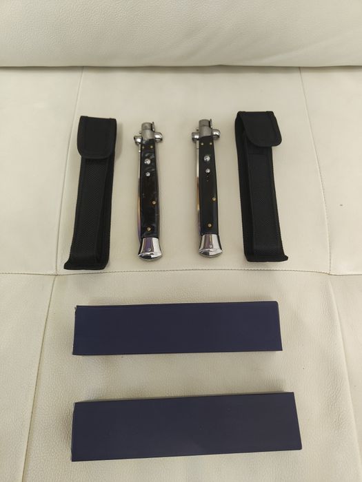 Briceag 34cm , cuțit cu buton automat ( cuțit Italian maro sau negru )