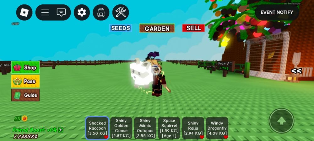 Петы из игры grow a garden