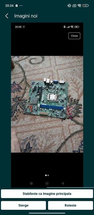 Vând placa baza pentru  procesor i3