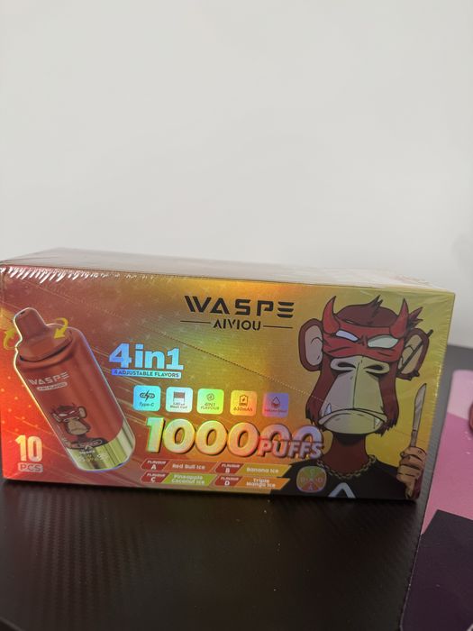Vape 100,000 puffuri reincarcabil 4 in 1