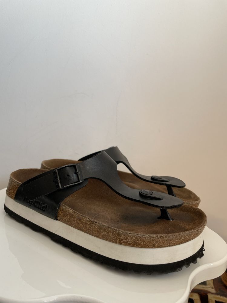 Birkenstock Papillio Gizeh platforma 37 wide