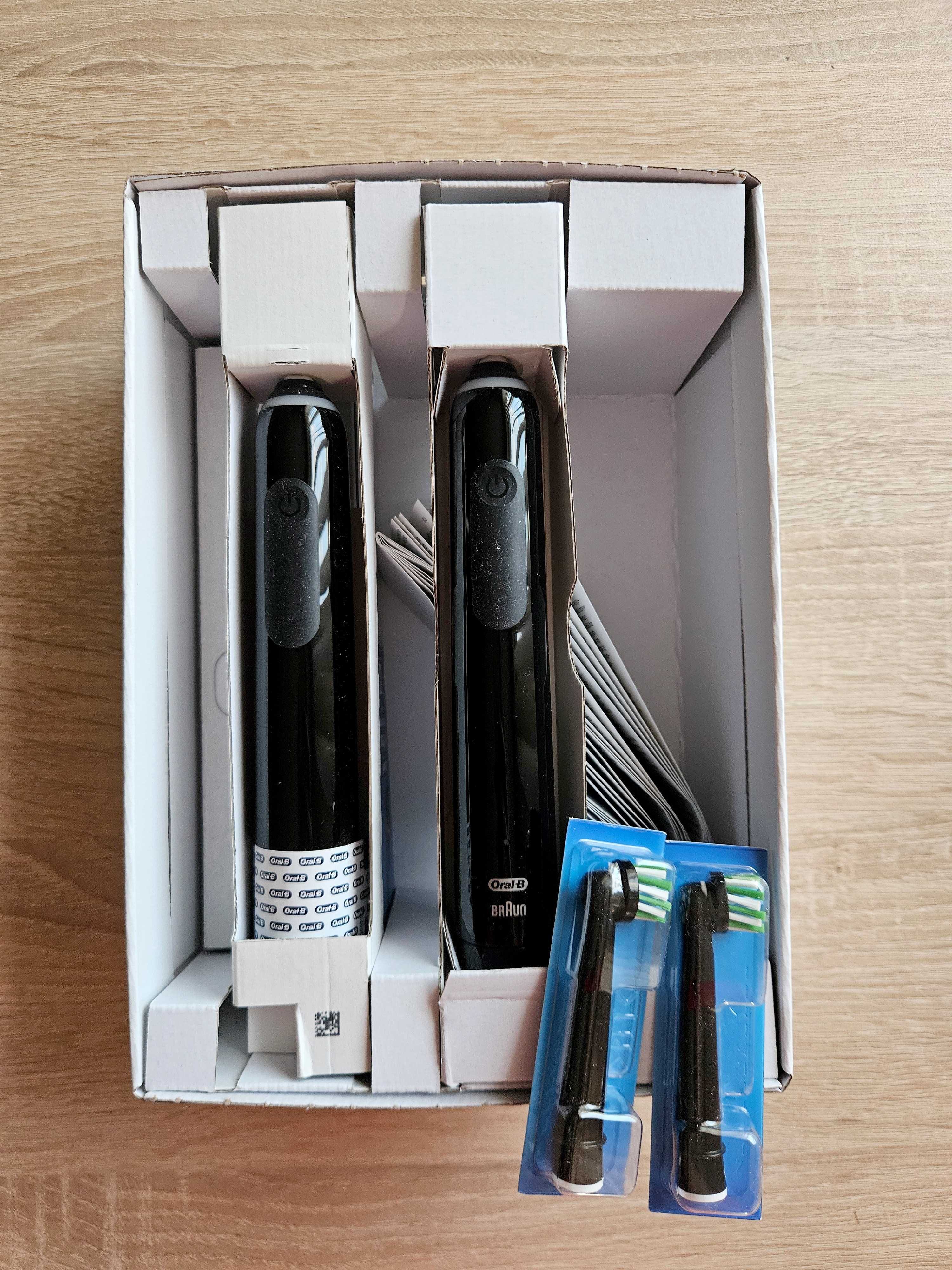 2 броя чисто нови Електрическа четка за зъби Oral-B Pro 3 Black