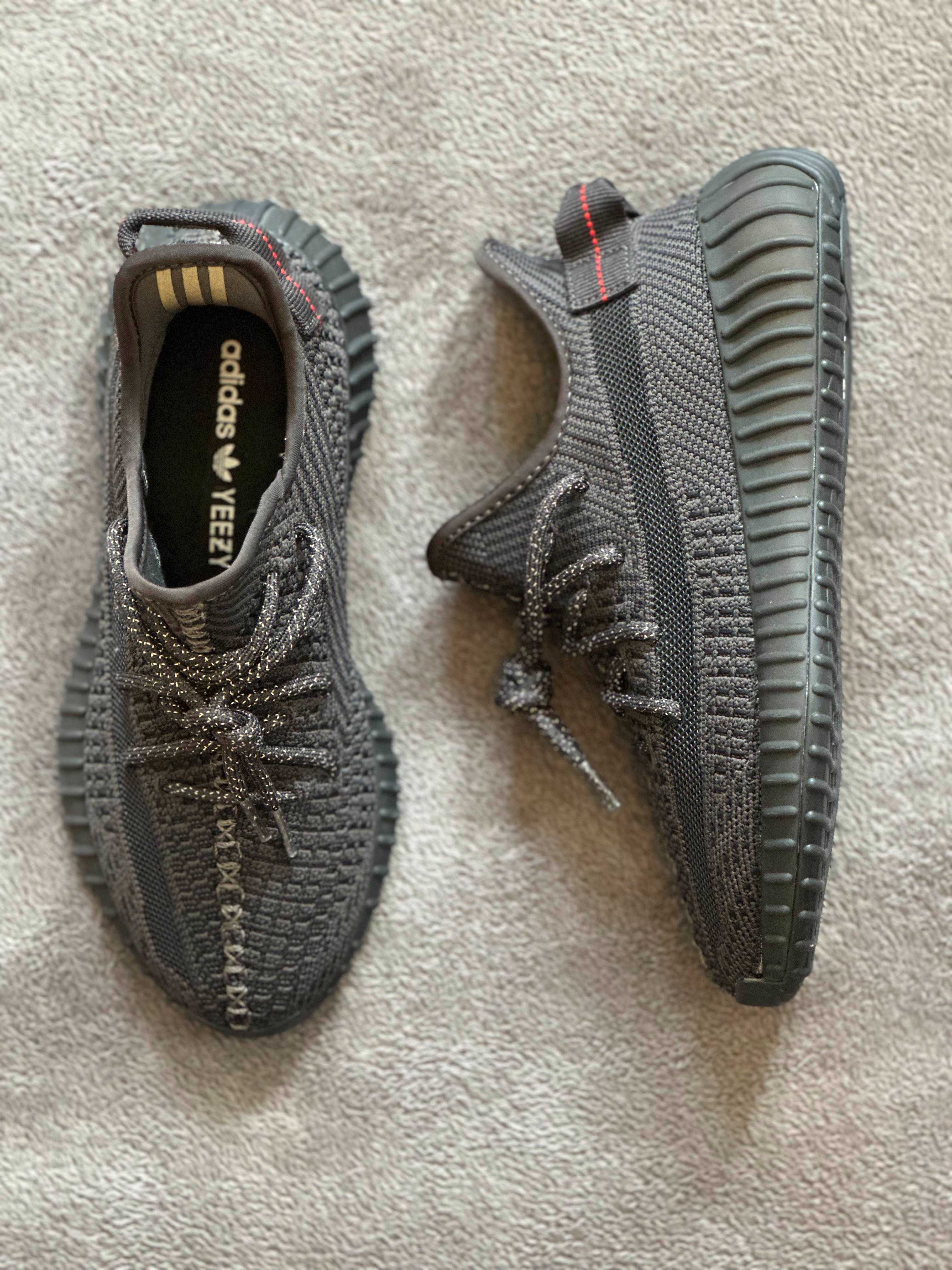 Yeezy Boost 350 V2 Static Black / calitate premium / 42-44/ Negru