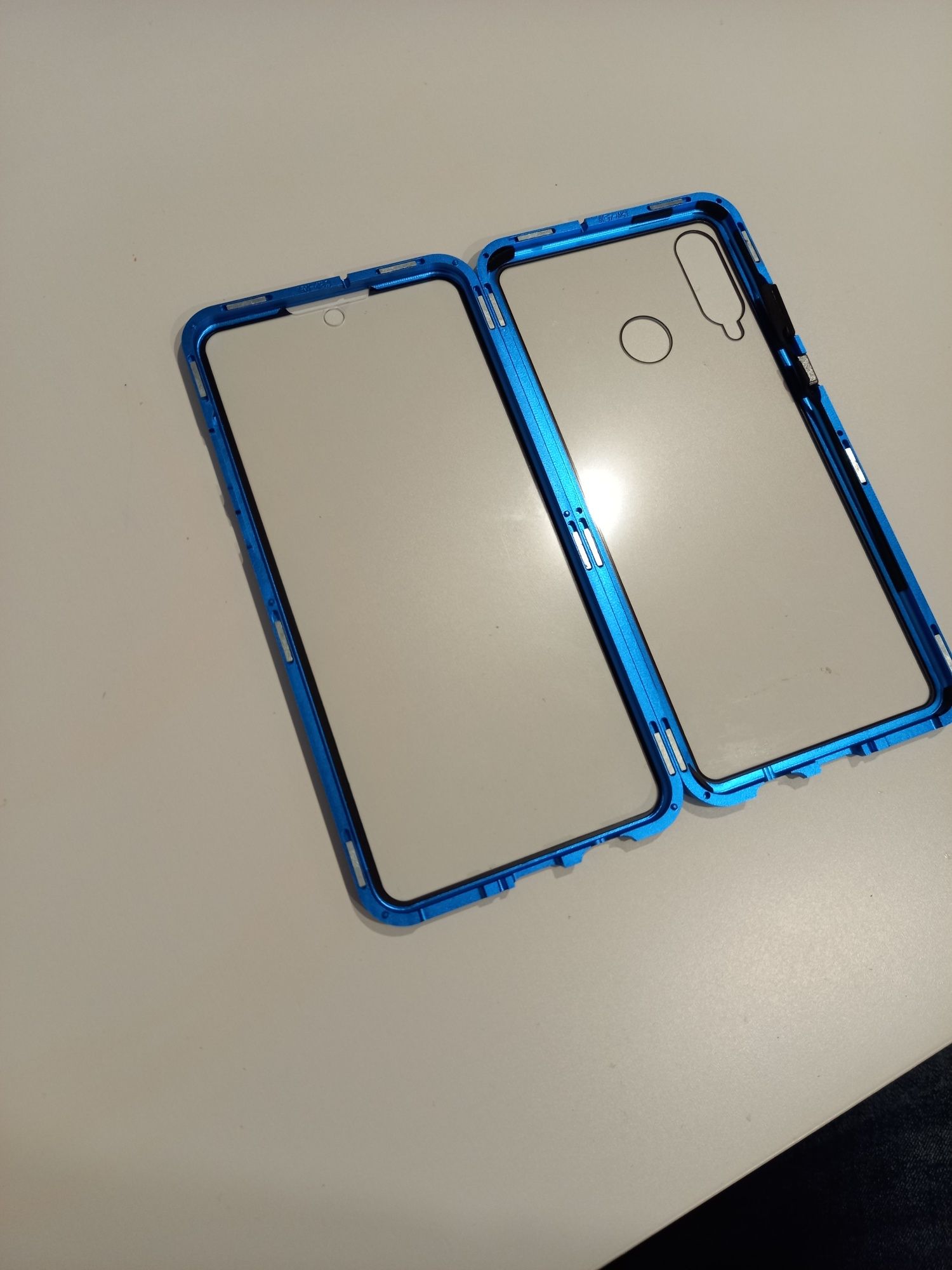Husa magnetica fata / spate din sticla securizata 360, Huawei p30 lite