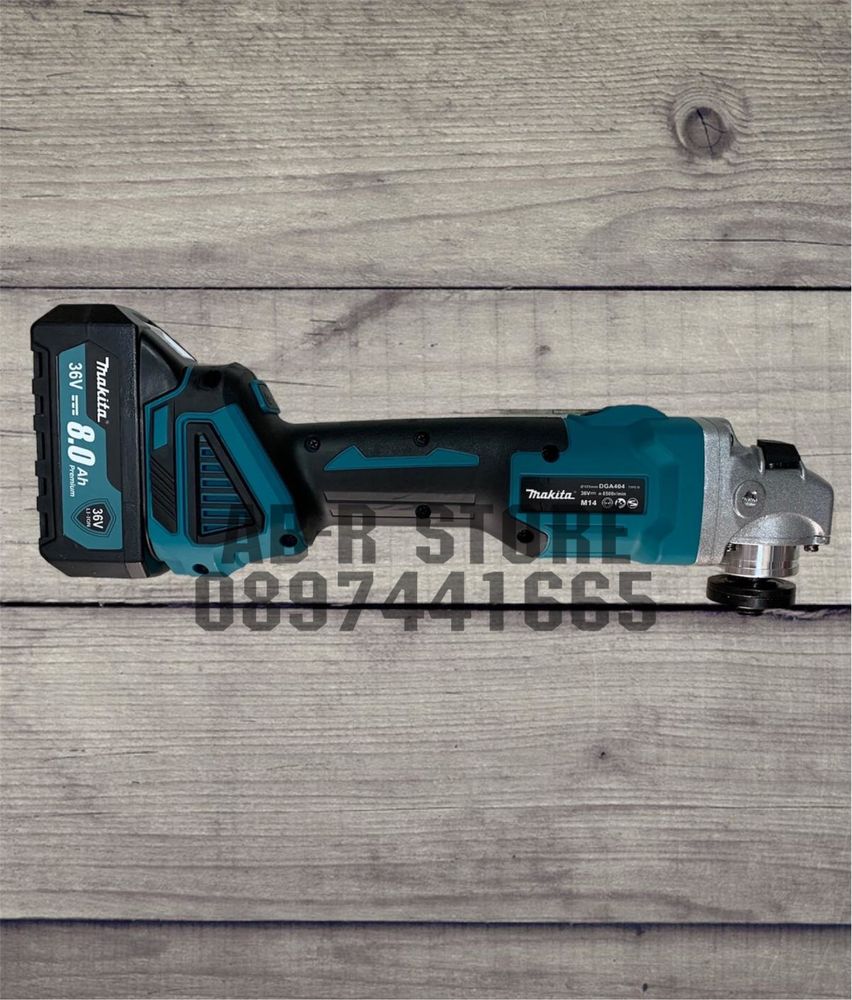 Акумулаторен БЕЗЧЕТКОВ Ъглошлайф MAKITA 36V 8.0Ah ФЛЕКС