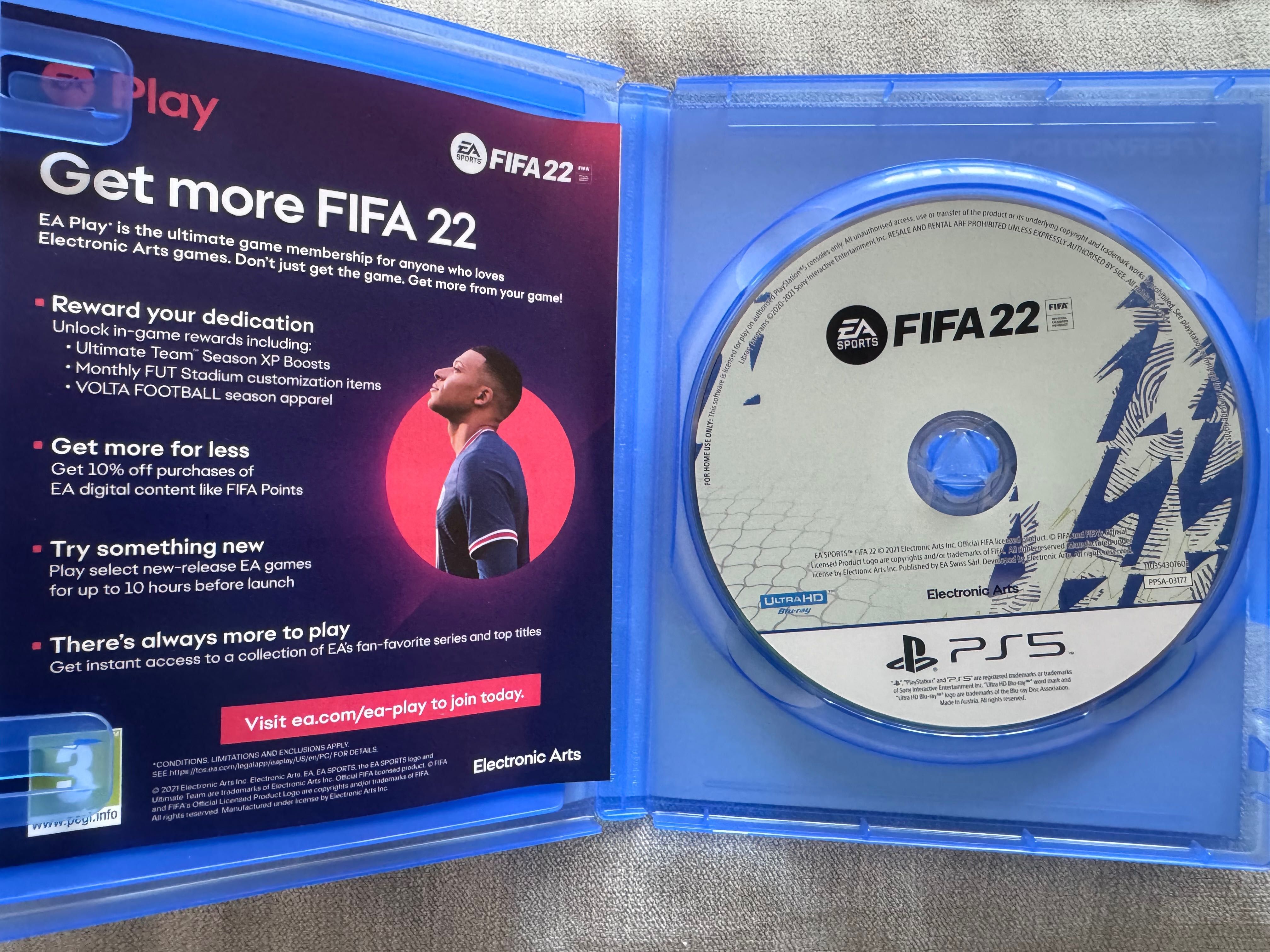 Запазена FIFA 22 за PS 5