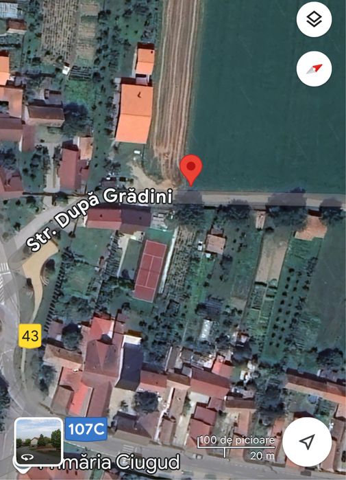 Teren intravilan in centrul ciugudului