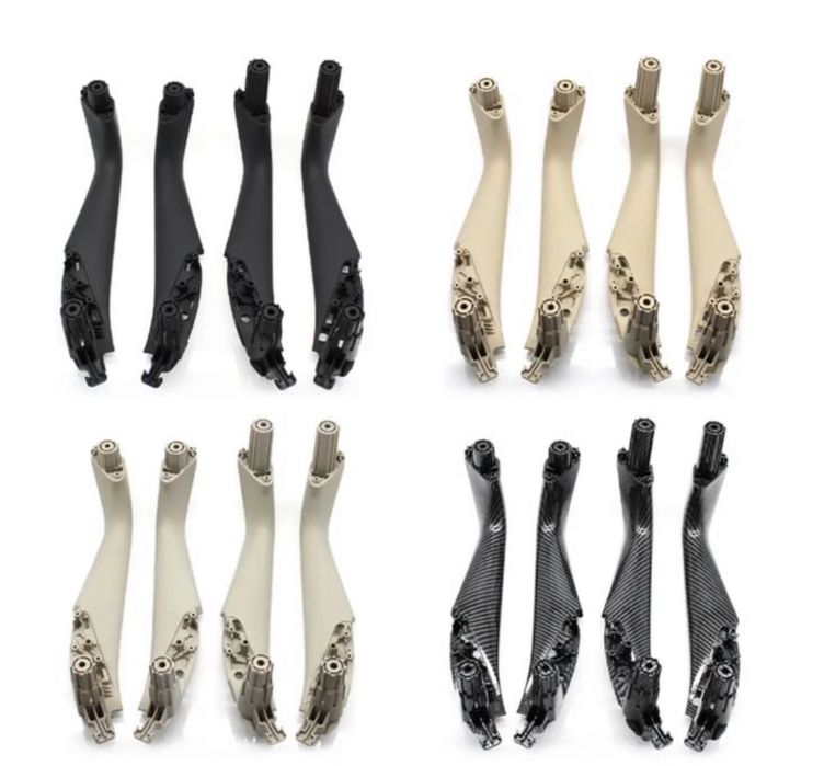 Set manere interior fata usa carbon Bmw Seria 5 G30 G31 negru bej crem