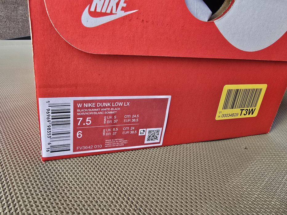 Nike dunk Low Lx 38.5