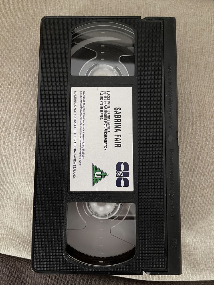 Colectie video VHS 4 casete Audrey Hepburn