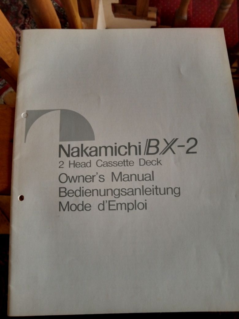 Deck Nakamichi bx 2