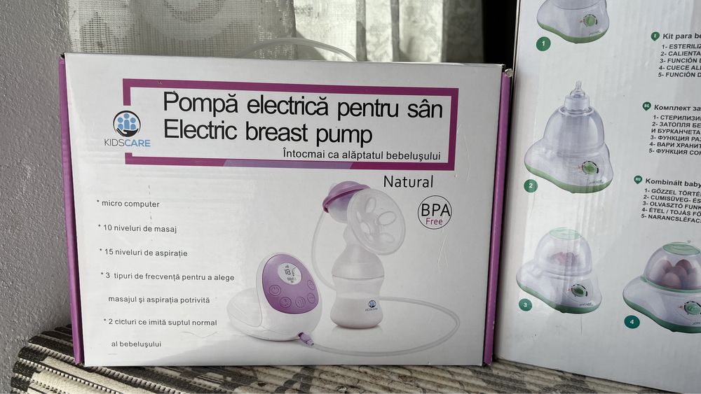Pompă electrică pentru sân