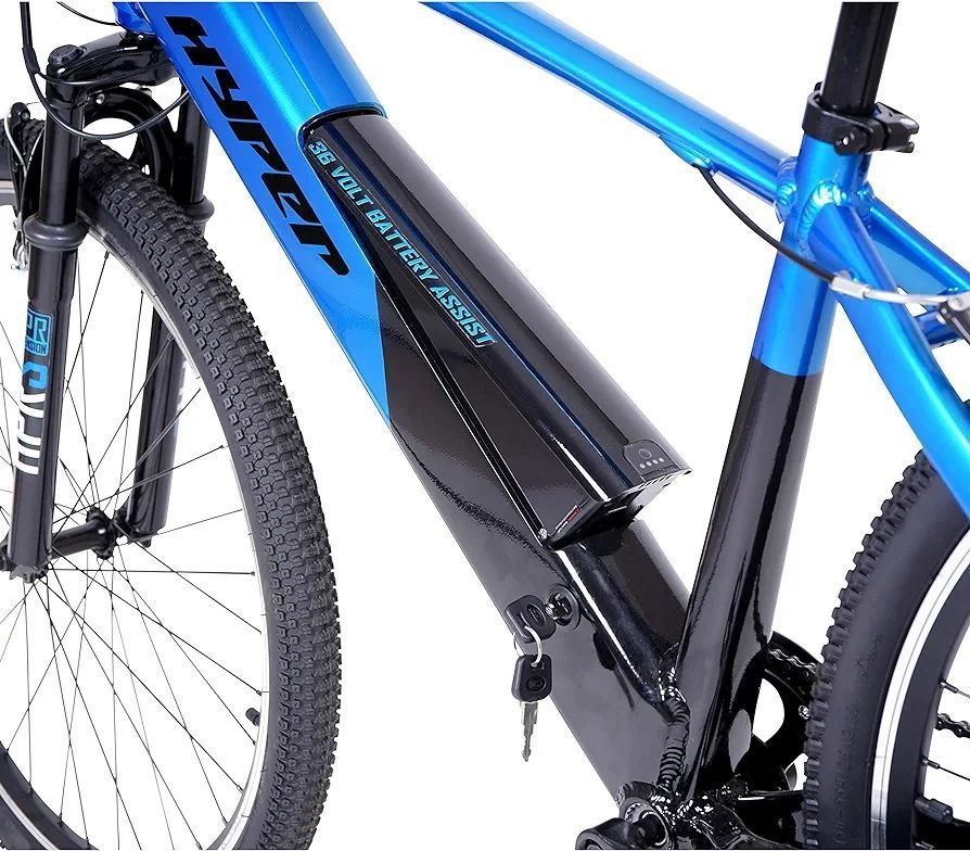 Электро велосипед HYPER MTB 26. + крыло+ багажеик.