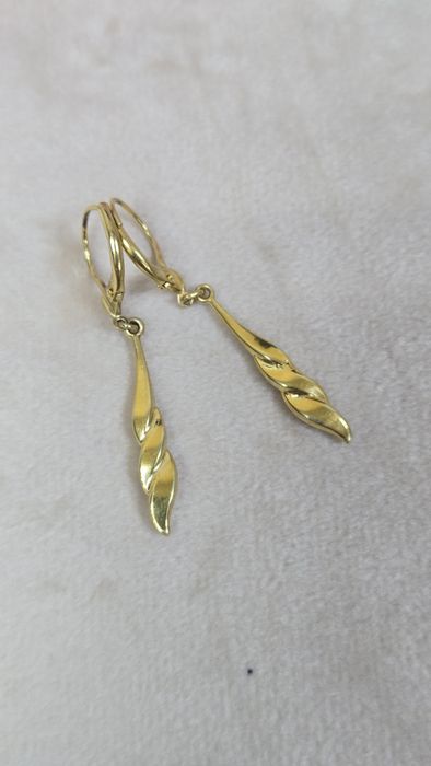 Серьги золотые ЖанТаС ломбард Астана