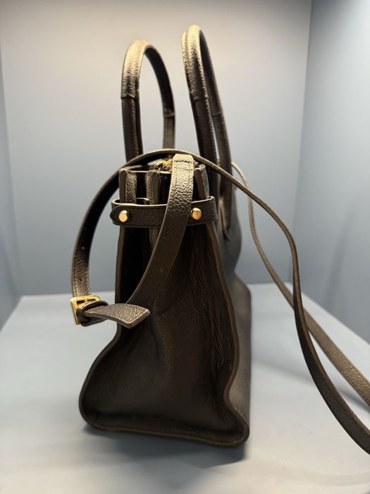 Чанта Furla черна естествена кожа