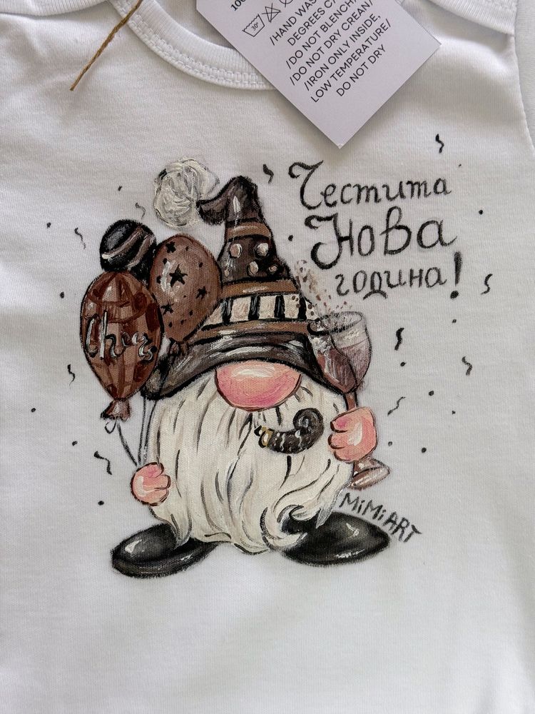 Персонален коледен подарък-бодита,тениски за деца и възрастни