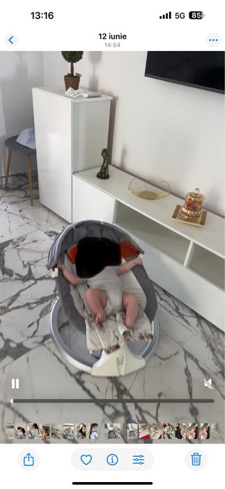 Leagan bebe pepita, folosit foarte putin! De vanzare!