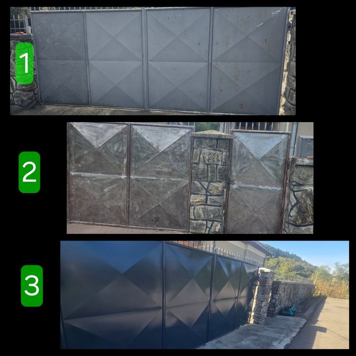 Recondiționari porți garduri, obiecte metalice afara sau in garaj