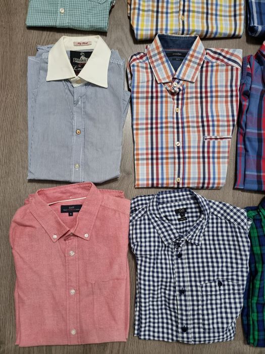 Lot haine 15 camasi (H&M, Boggy, Next, etc ) marimi M-L