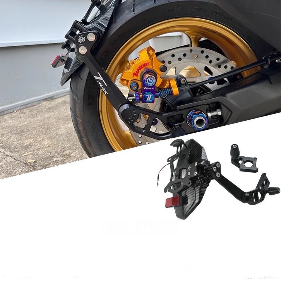 Заден калник + стойка за номер за Yamaha TMAX 530 / T MAX 560