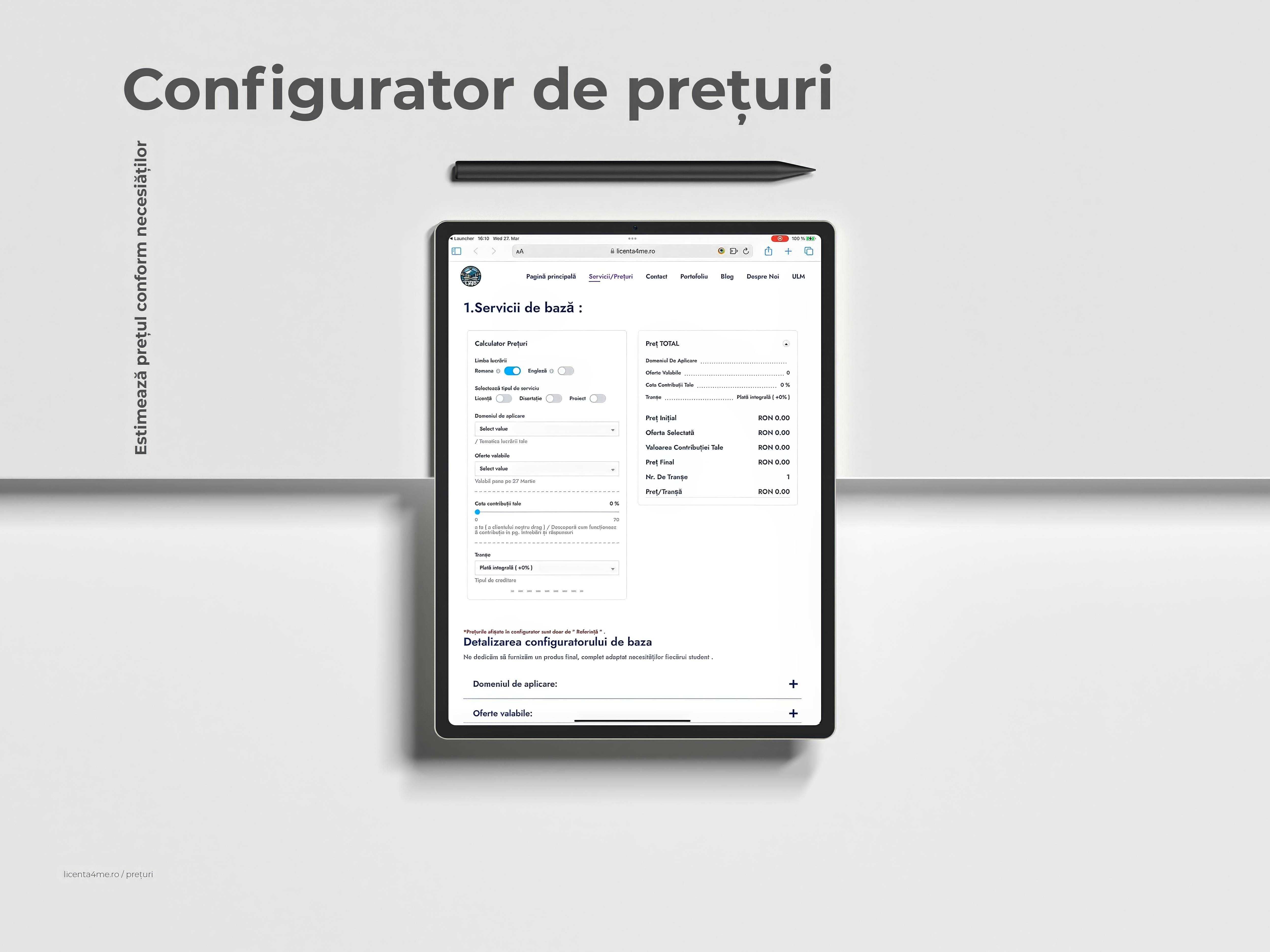 Vând cană cu text – Consultanță pentru proiecte de licență