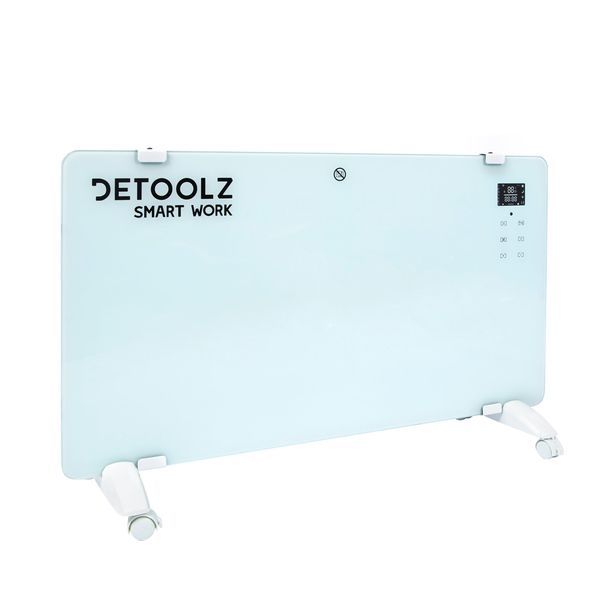 Електрически конвектор 1000w/2000w бял wifi detoolz