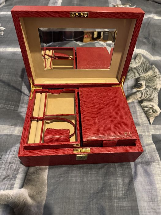 Cutie pentru bijuterii: Smythson of Bond Street Luxury Jewelry Box - E