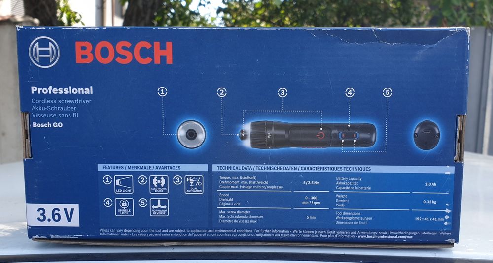 Șurubelniță electrică Bosch