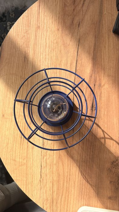 Lampa decorativa retro pe baterii Kik, tip colivie, cu lampa LED