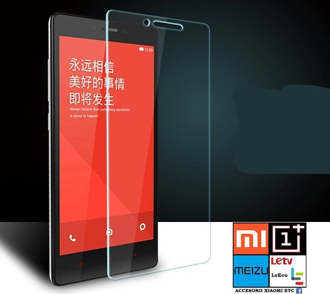 Folie Sticla Xiaomi Redmi Note, Xiaomi Redmi Note 4G.Model 2014.
