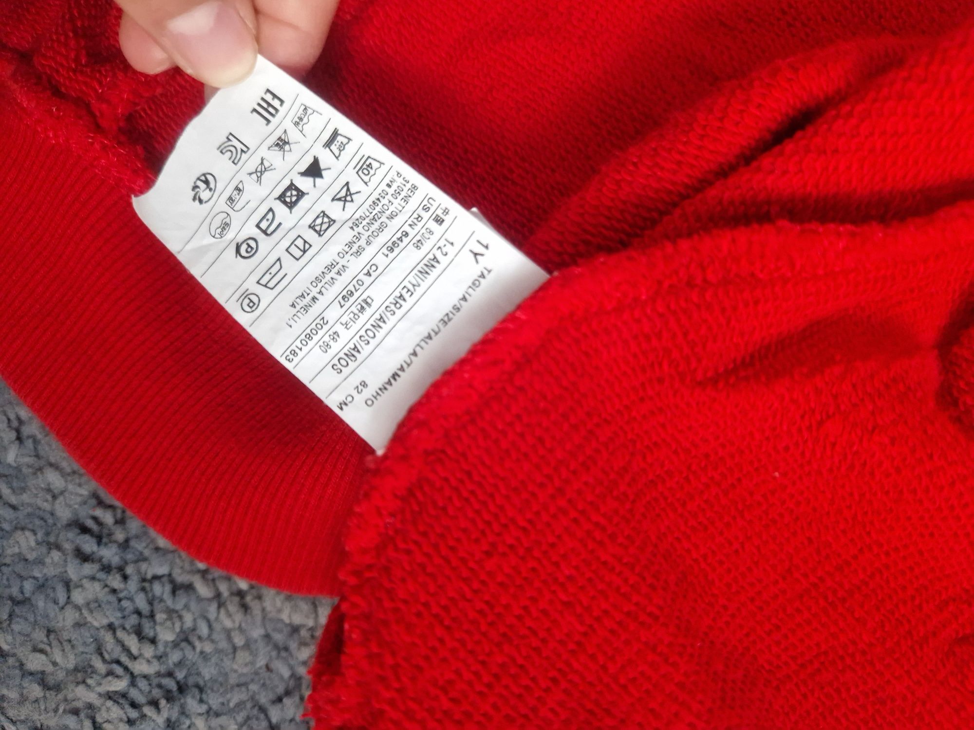 Суитшър benetton 82см