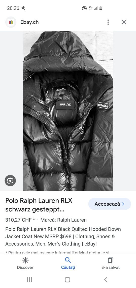 Geaca Polo Ralph Lauren pertex quantum originala