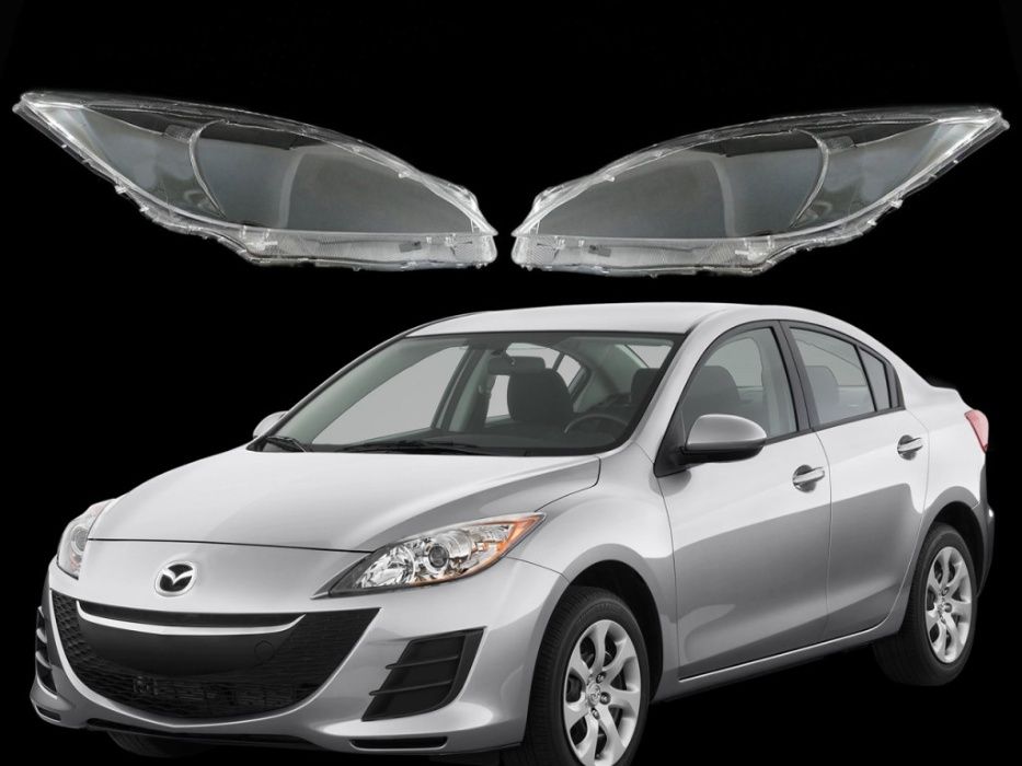 Комплект Стъкла за фарове на Mazda 3 / Mazda 2 MK2