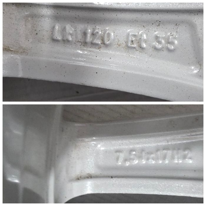 Jante 17 VW Transporter T5 T6 Caravelle Multivan Amarok 7.5Jx17 ET35