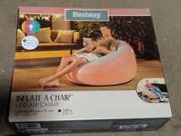 Set Fotolii gonflabile Bestway, cu Led Inflate-A-Chair, 102 x 97 x 71