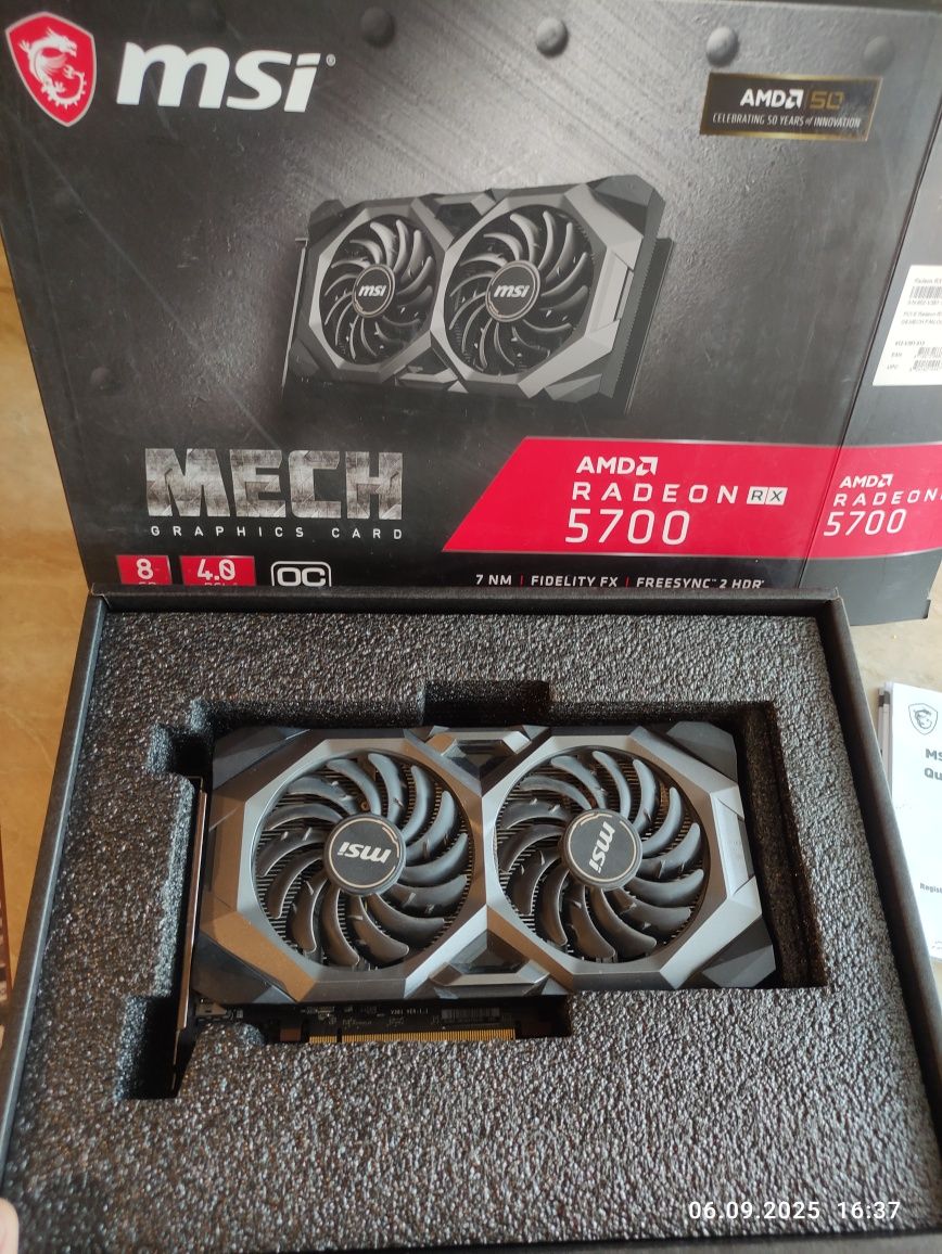 Видеокарта MSI RX 5700 MECH OC