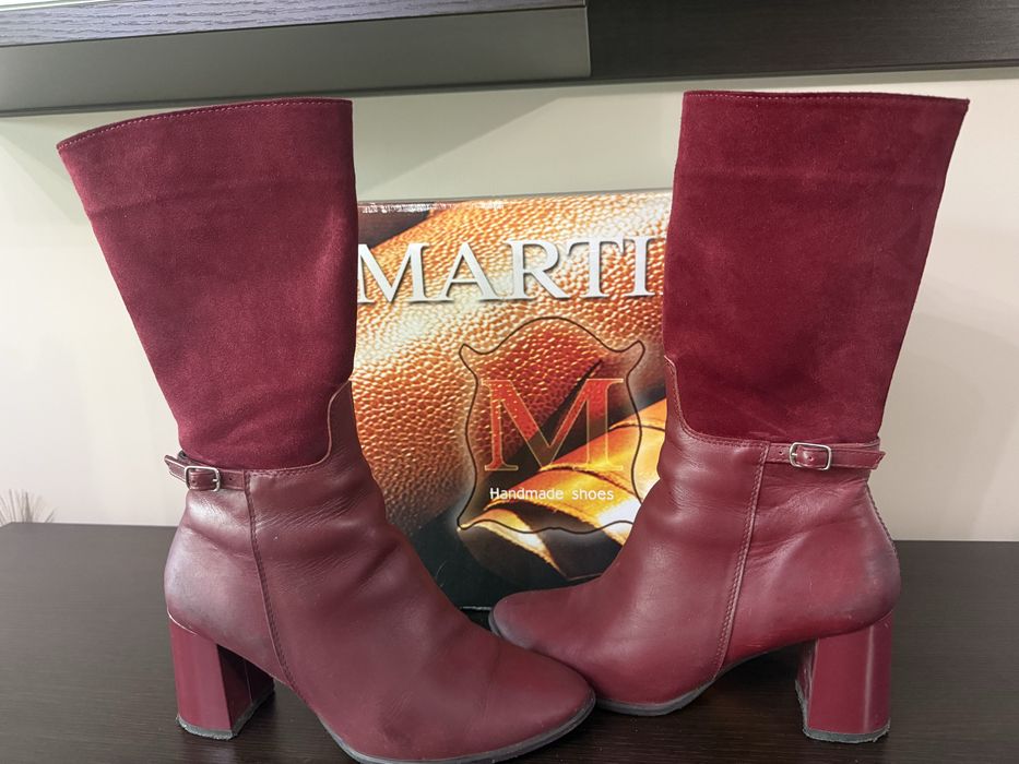 Ботуши-естествена кожа