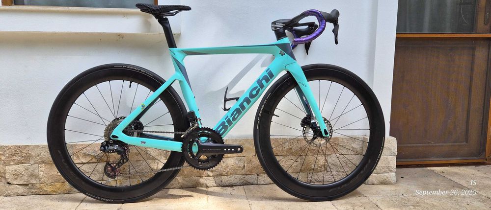Bicicleta Bianchi Oltre Race Celeste di2 2023 Masura 53