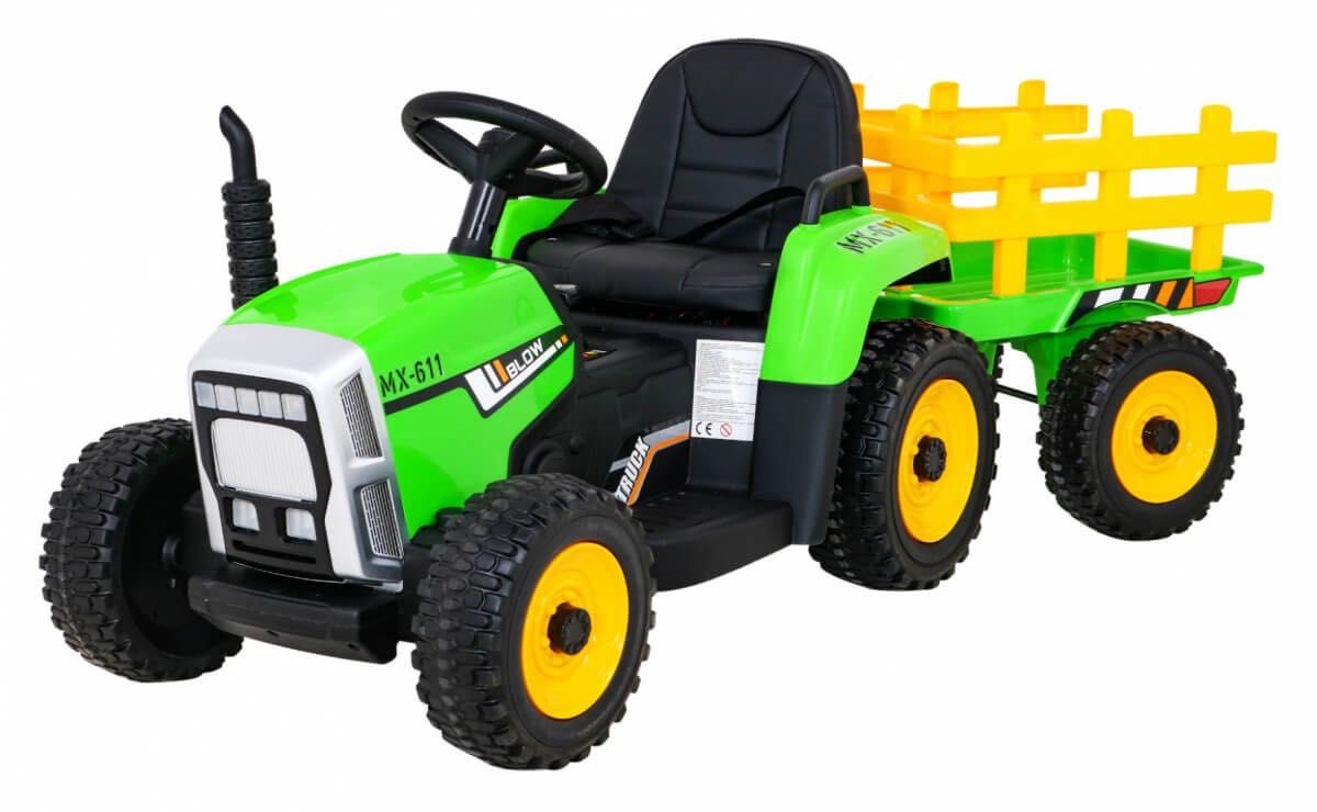 Tractor copii electric Autokids BLOW TRUCK LUX (MX-611-LUX) Verde