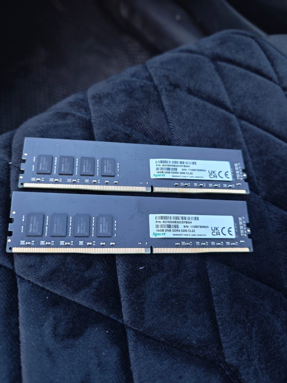 ОЗУ ddr4 16 GB 3200 MHz