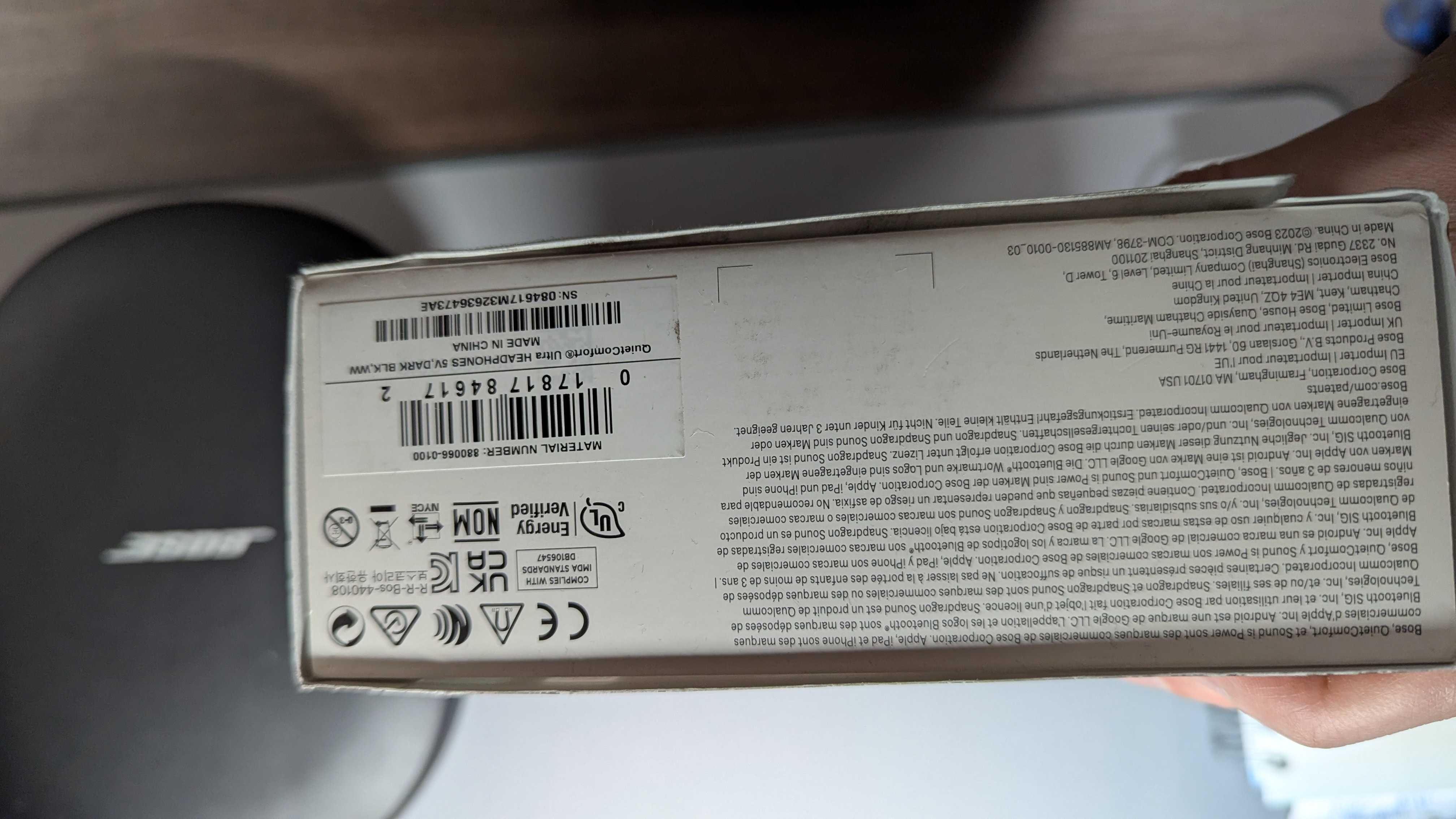 Безжични слушалки BOSE Quietcomfort Ultra ANC