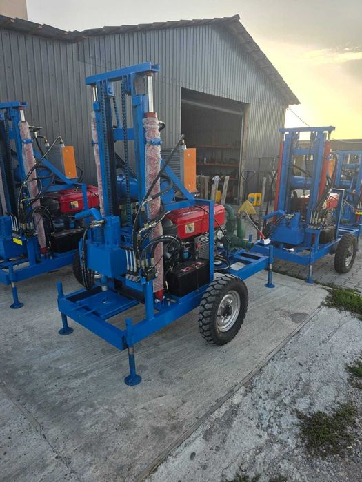 Utilaj foraj pe roti masina 100m prajina diesel 32CP CEL MAI BUN PRET