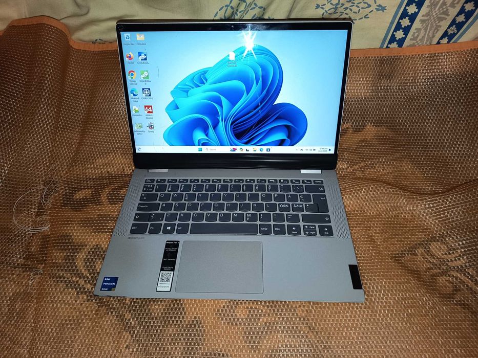 Laptop gen 11, Lenovo IdeaPad Flex 5, Pentium Gold 7505, 4gb ddr4
