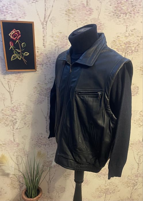 Vesta barbati groasa/sezon rece 100% piele marimea XXL