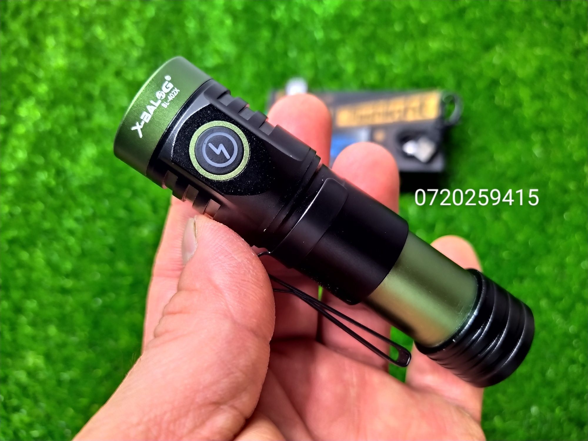 Mini lanternă cu 4 LED-uri 4*P35, USB-C, lanternă puternică 2000LM