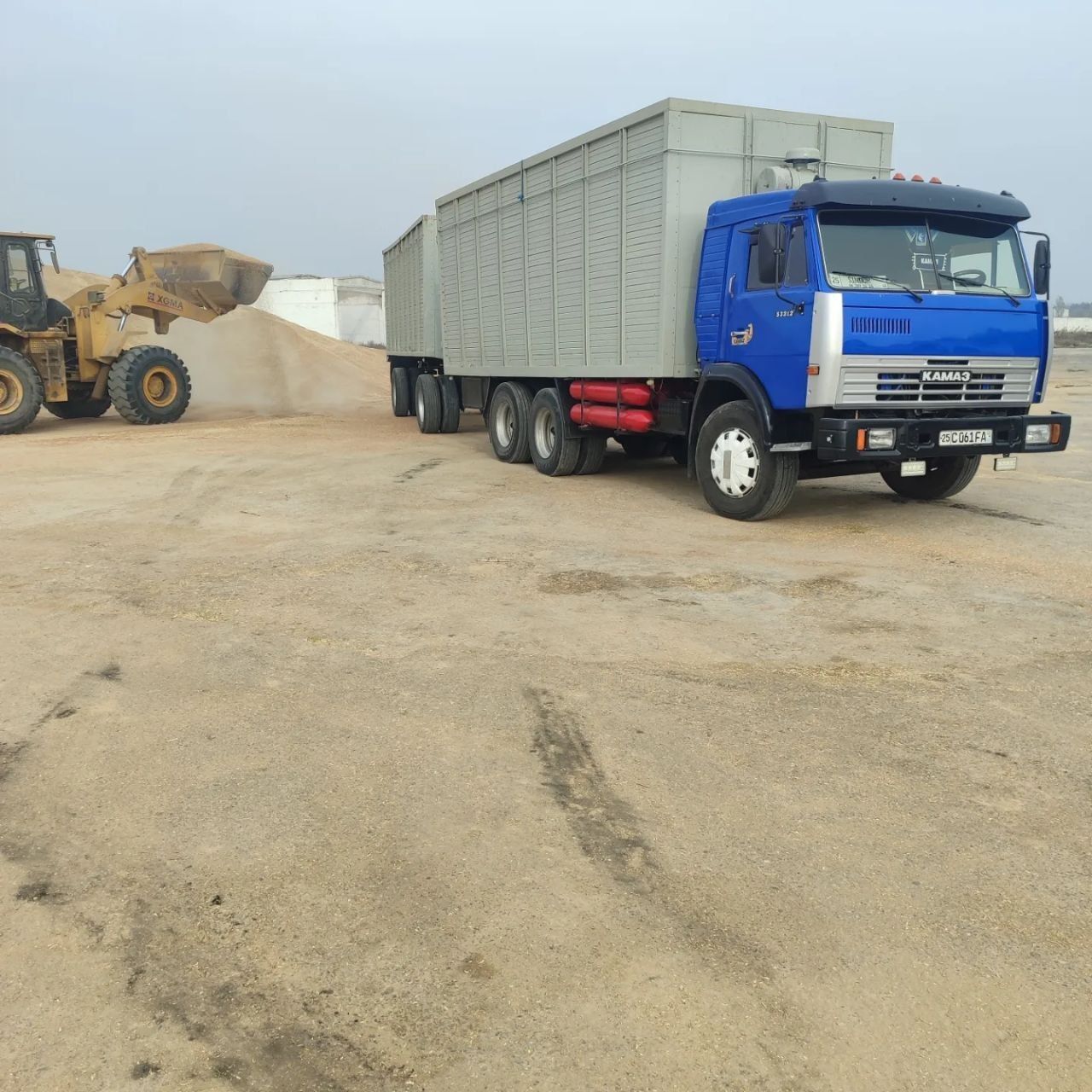 KAMAZ + прицеп Срочна Сотилади