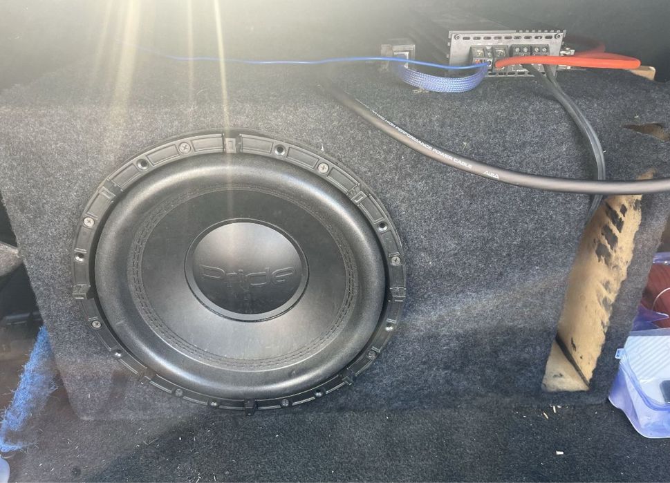 Сабвуфер Pride m12 усилитель Tonemix