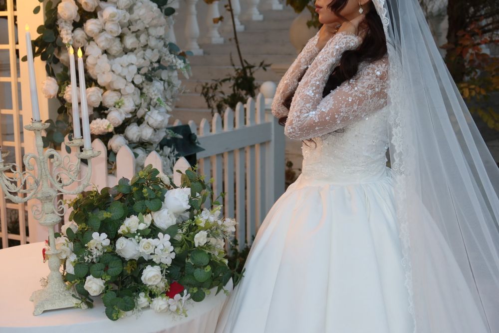 Свадебное платье 2в1 с накидкой