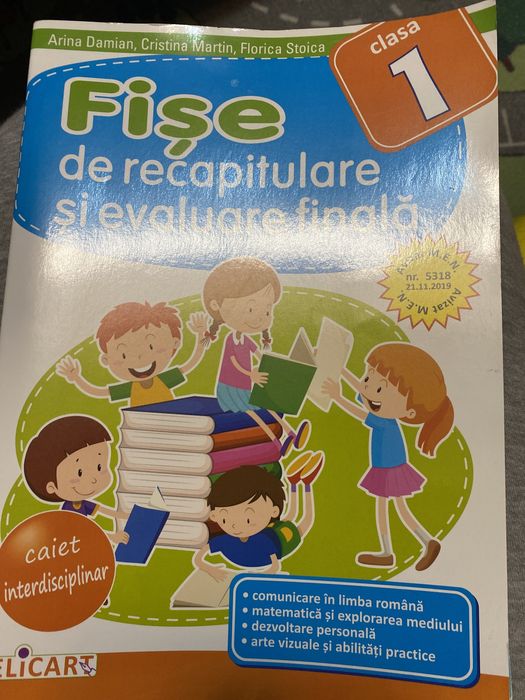Fise de recapitulare si evaluare finala clasa 1