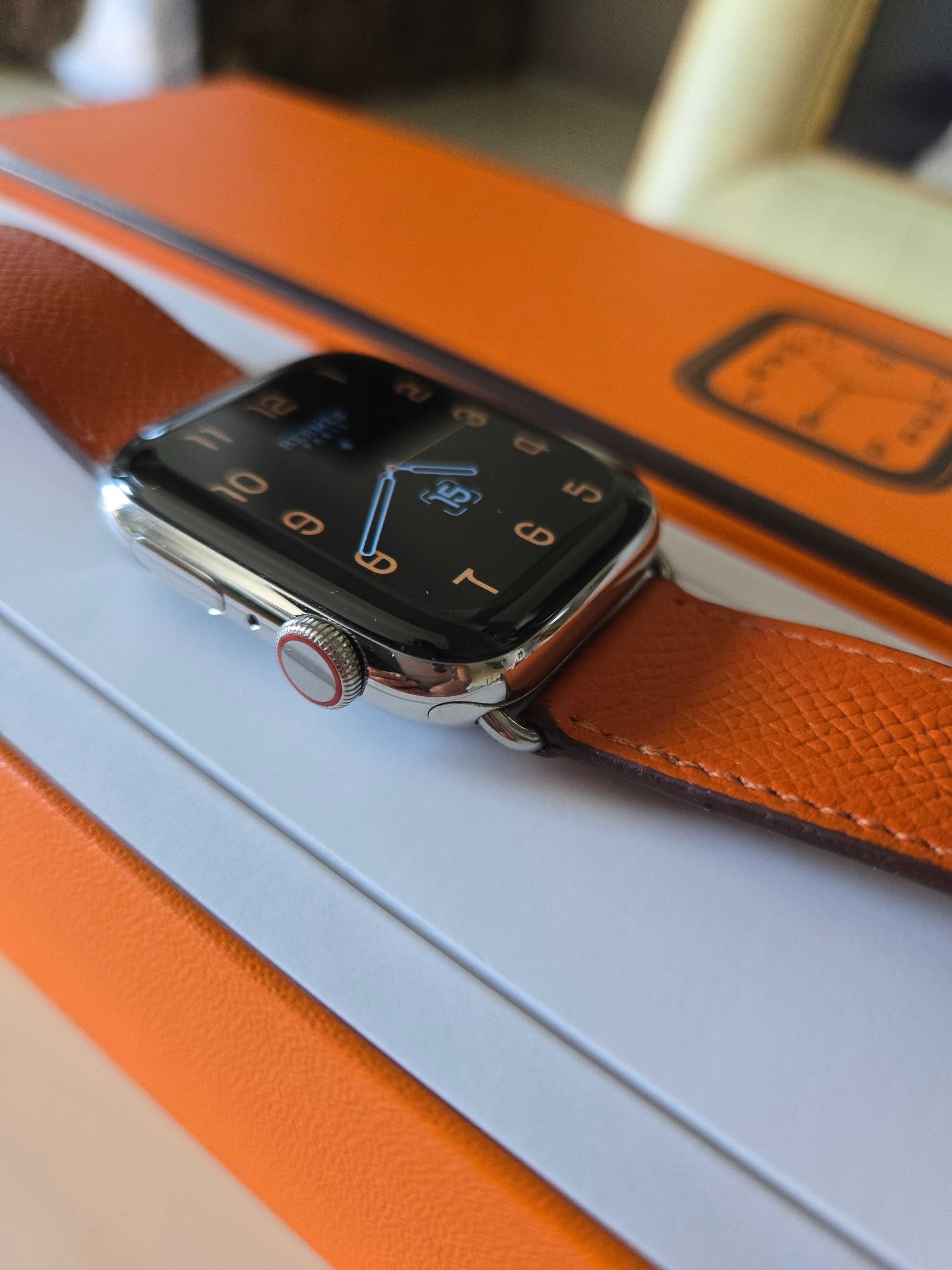 Vand ceas Apple HERMES EDITION 44 mm, carcasa inox, geam din christal